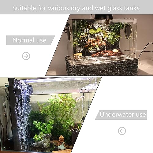 4pcs Rock Terrarium Background (grey-11.8"*8.8"（4pcs）)