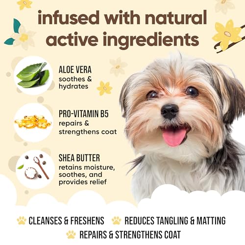 Vanilla & Shea Butter Dog Shampoo by Buddycare (50.72oz)