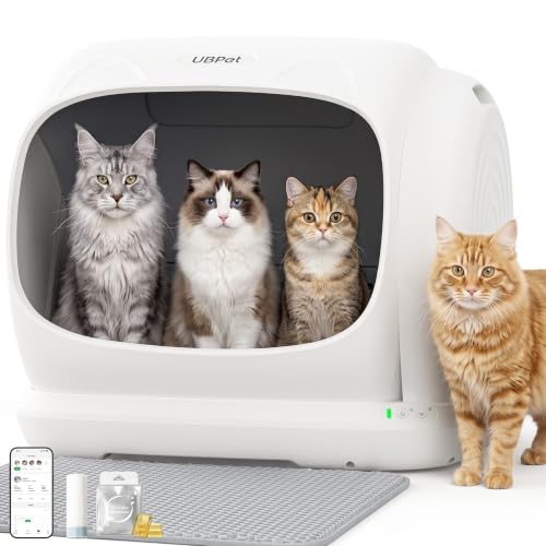 XXXL Self Cleaning Litter Box (White-C41)