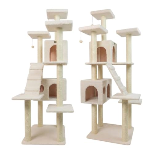 Pressed Wood Cat Tree with Sisal