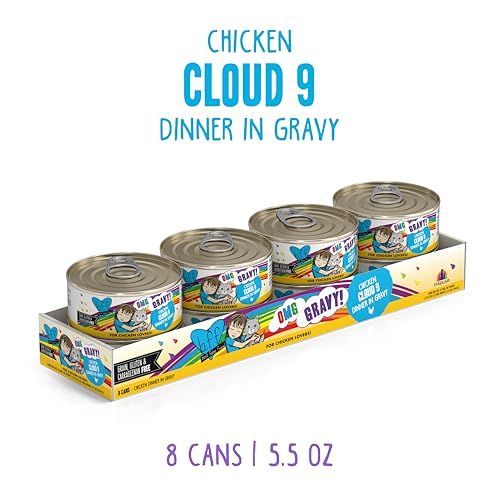 B.F.F. OMG Best Feline Friend Oh My Gravy! (5.5 Ounce (Pack of 8))