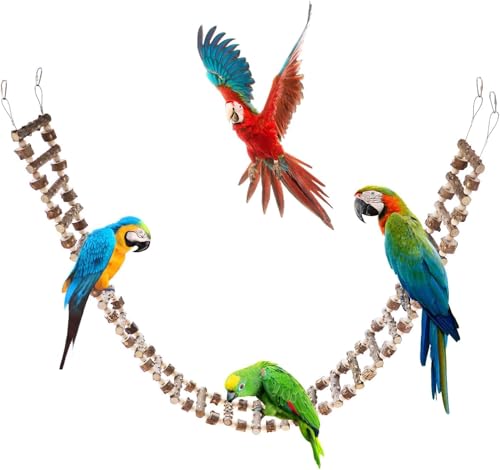 Bird Parrot Ladder Bridge Toy (59.1 × 3.9 Inch)