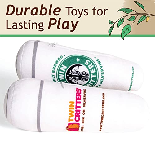 KittiBuzz 2 Pack Organic Silvervine Catnip Substitute Toys for Cats & Kittens