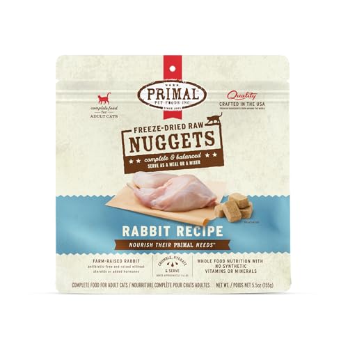 Primal Freeze Dried Raw Cat Food Nuggets (5.5 Ounce (Pack of 1))
