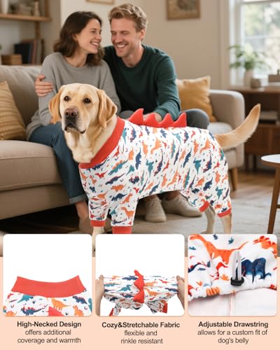 Dinosaur Costume Dog Pajamas (XXX-Large / Dinos#2)
