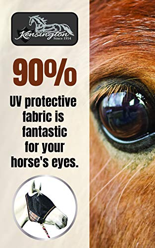 Kensington 90% UV Fly Mask Halter CatchMask UViator (181-Kentucky Blue)
