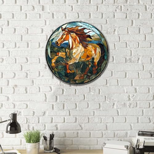 Metal Tin Sign (12×12 Inches / American Mustang-2)