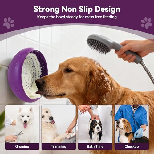 Dog Lick Bowl (Large / Purple)