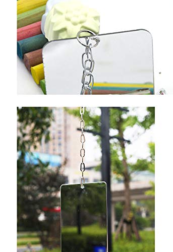 Acrylic Bird Mirror for Small Birds (3.14''W * 4.72''H)
