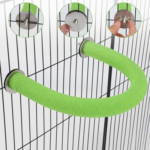 U Shaped Large Parrot Perch (X-Large / Green)