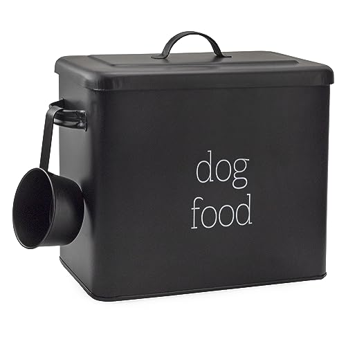 Retro Dog Food Canister (Black)