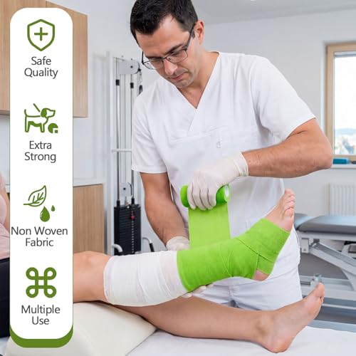 36 Pcs Self Adherent Bandage 4" X 5 Yard Wrap Breathable (Multicolor / 4" X 5 Yard)