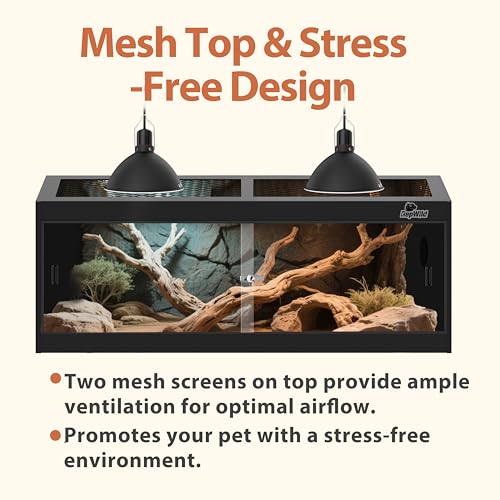 65 Gallon PVC Reptile Enclosure (48"W x 18"D x 18"H)