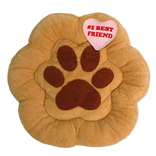 Soft Plush Small Cute and Cozy Nature Dog Cat Bed (Paw)