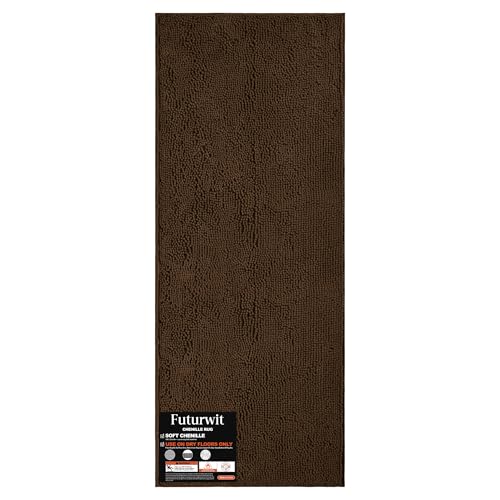 Dog Door Mat for Muddy Paws (60"x24" / Brown)