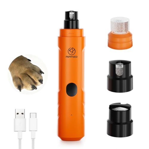 Dog Nail Grinder with LED Light (Orange Classic)