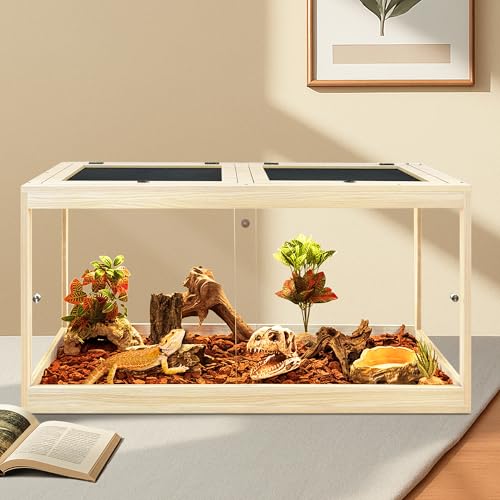 35 Gallon Bearded Dragon Tank (Oak / 35 Gallon (32x15.5x15.5 Inch))
