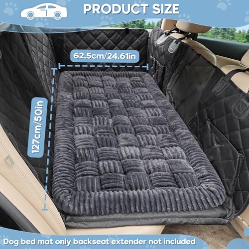 Dog Car Bed Mat Non (Gray / For Cars/ SUV/ Small Truck (50"×24.6"))
