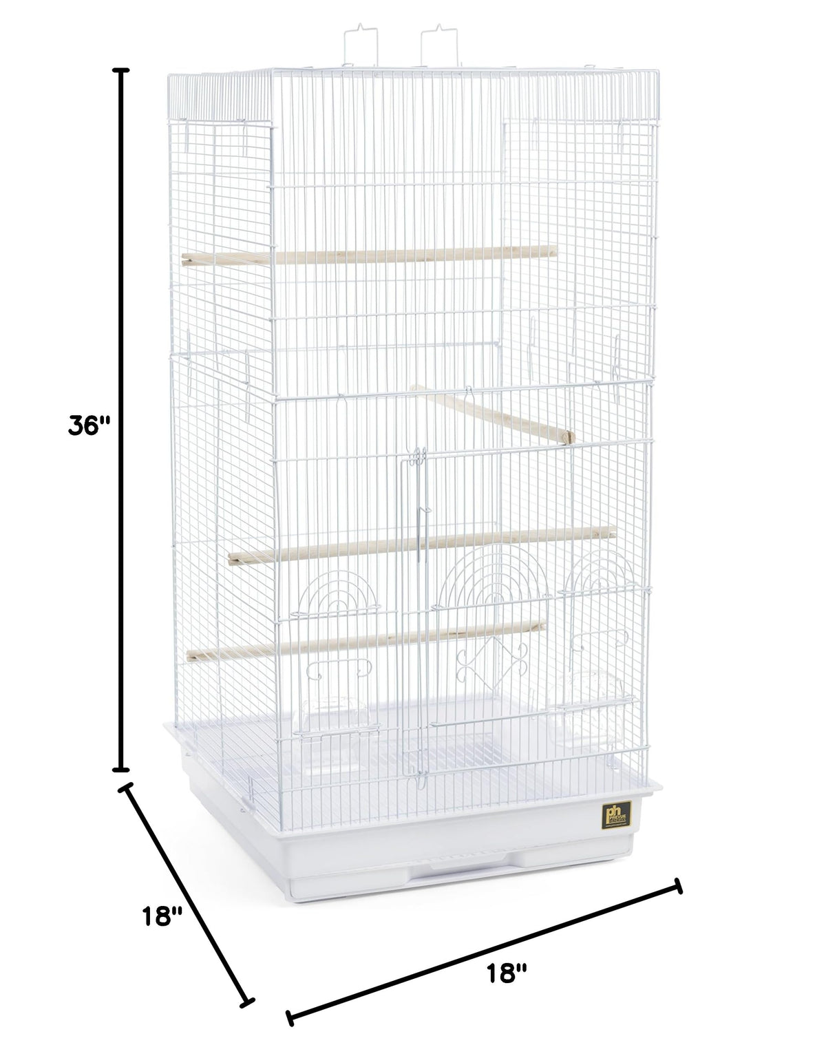 SPECONO1818H W Tall Tiel Cage (White)