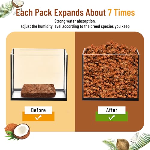 6Pack Coconut Husk Chip for Reptiles (6 Pack)