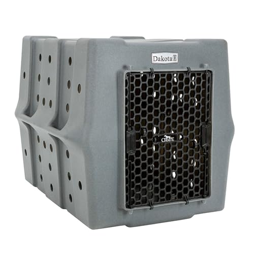 Dakota 283 Canine Rough and Tough Economy Dog Crate (Large / Dark Granite)