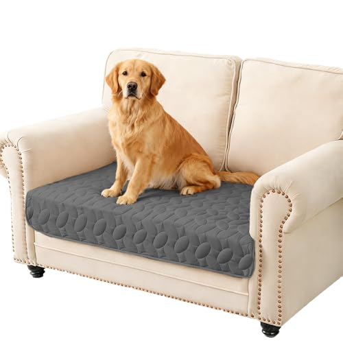 Waterproof Pet Bed Cover Anti (30x53 Inch (Pack of 1) / Darkgrey)