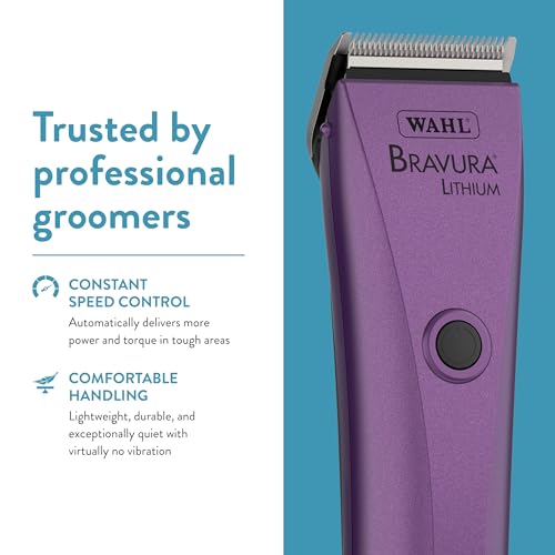 Professional Animal Bravura Lithium Ion Clipper (Purple)
