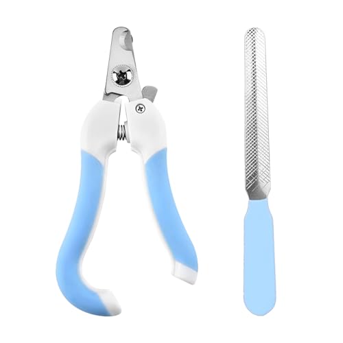 Cat Nail Clippers for Beginners and Groomers (Blue)
