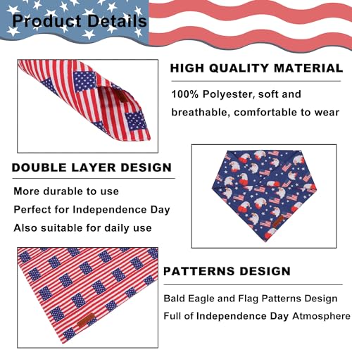American Flag Dog Bandanas (Small / American Flag)