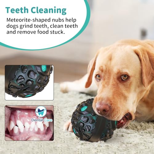 Dog Giggle Balls for Aggressive Chewers Interactive Dog Toy Ball (Blue)