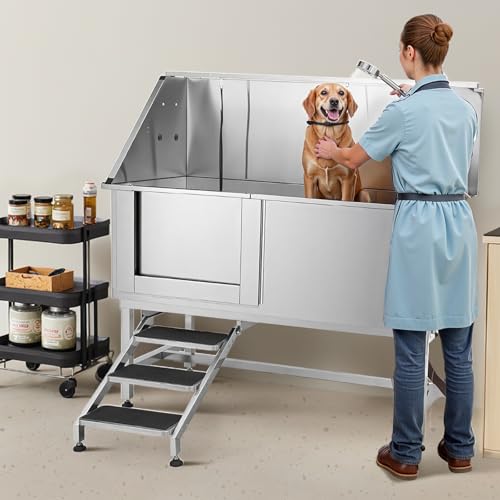 Stainless Steel Dog Washing Station (62 inch)