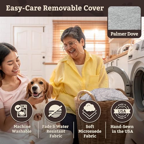 Dog Car Seat for Dogs up to 25lbs (Palmer Dove / Medium)