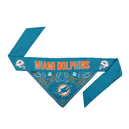 NFL Miami Dolphins Pet Bandana (Miami Dolphins / XLarge)