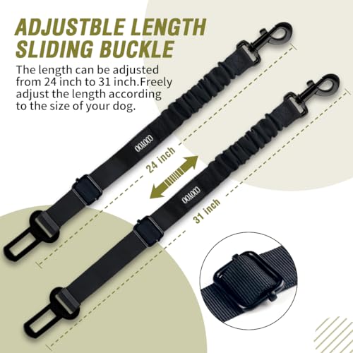 Dog Seat Belt (07-Olive)