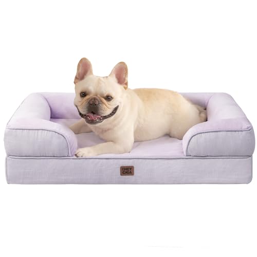 Orthopedic Dog Bed Medium Size Dog (Lilac / 30.0"l X 20.0"w X 6.5"th)