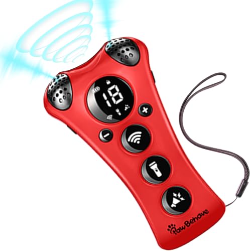 Ultrasonic Dog Bark Deterrent Device (Red)