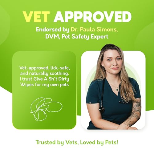 Lick Safe Daily Pet Wipes for Dogs and Cats (1 Count (Pack of 100) / Grooming Wipes)