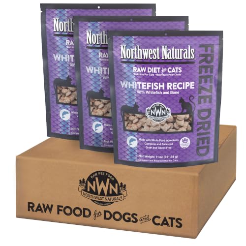 Freeze Dried Whitefish Cat & Kitten Food (11 Ounce (Pack of 3))
