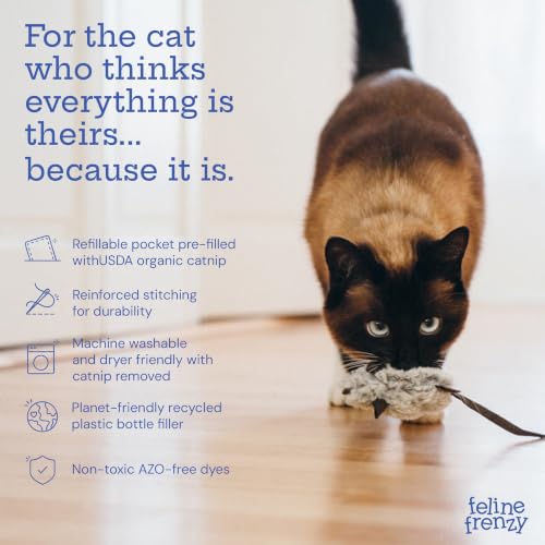 P.L.A.Y. Cute Plush Cat Toys (Catch a Meowse)