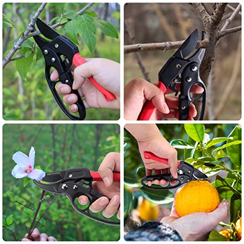 Premium Germany Pruning Shears (Reddish Black)