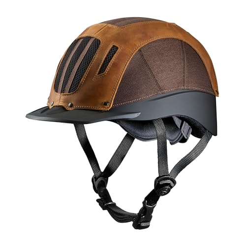 Sierra Rugged Horse Riding Helmet (Brown / X-Large)