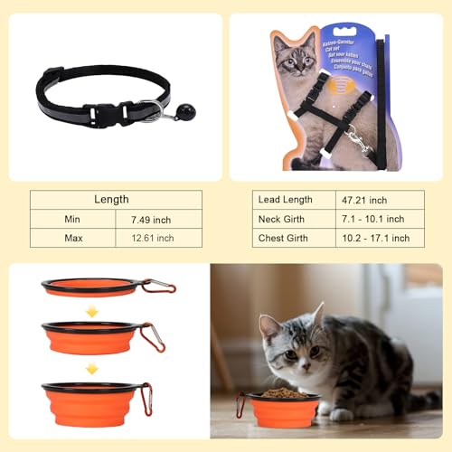 Cat Carrier with Litter Box (Whole Black)