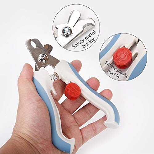 Bird Nail Clippers with Grinding Nail Scissors Tool Pet Parrot Claw Care (L / Pink)