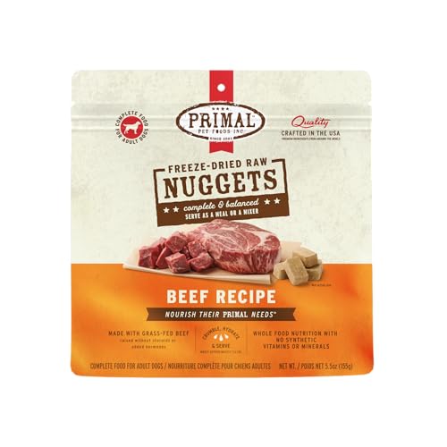 Primal Freeze Dried Raw Dog Food Nuggets (5.5 Ounce (Pack of 1))