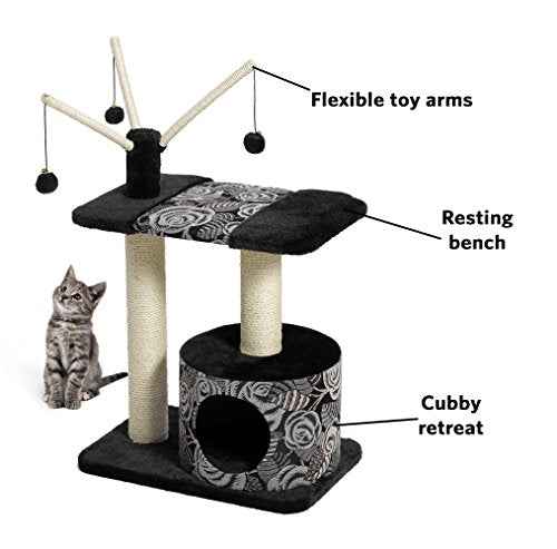 Cat Tree Carnival Cat Furniture (Carnival Cat Furniture, Black Pattern)