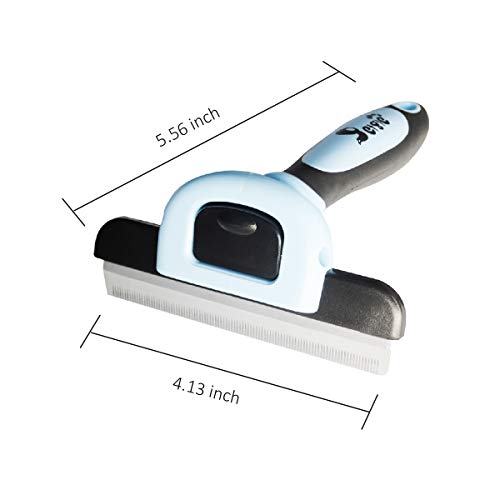 Effective Deshedding Brush and Large Dog Comb (4 Inch)
