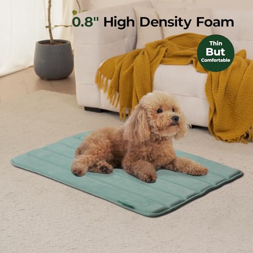 Dog Crate Pad (30.0"L x 19.0"W x 0.8"Th / Granite Green, 1 Pack)