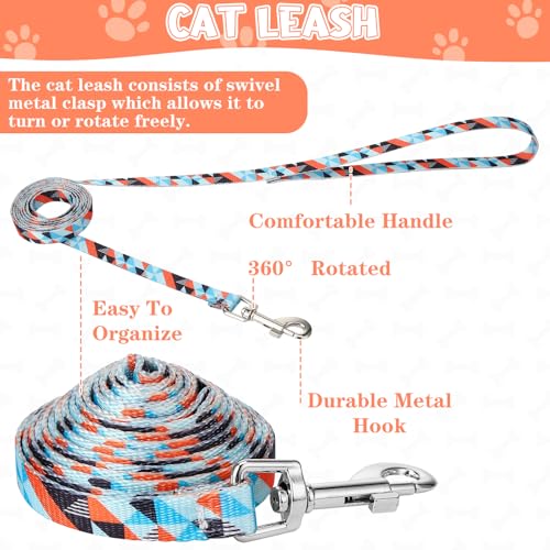 2 Pack Cat Harness and Leash Set Escape Proof Adjustable Cat Harness (Bohemia)