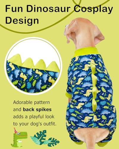 Dinosaur Costume Dog Pajamas (XXX-Large / Dinos#6)