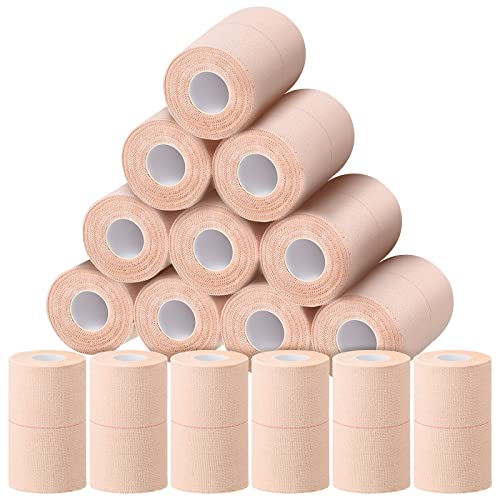 16 Rolls Self Adhesive Elastic Sports Bandage Tape (4 Inch x 5 Yard)